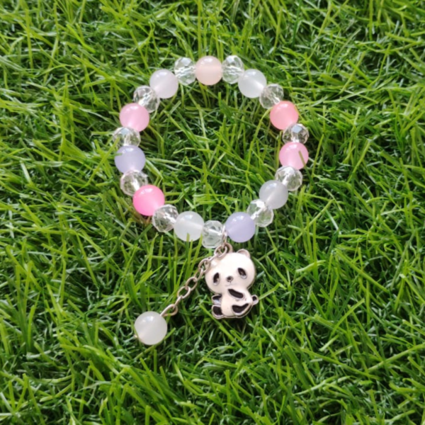 Colorful Beaded Bracelet with Cute Unicorn Charm