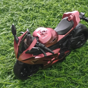 Metallic Red Sports Bike Toy for Kids – Realistic & Durable Design